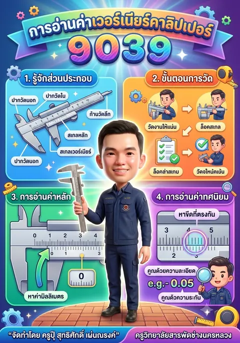 การอ่านค่าเวอร์เนียร์