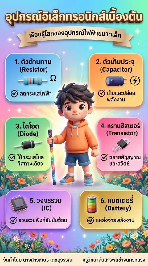 อุปกรณ์อิเล็กทรอนิกส์เบื้องต้น