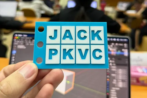 Workshop 11 ป้ายชื่อ 3D