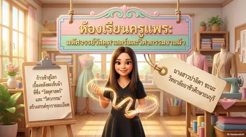 วัสดุศาสตร์ เทคโนโลยีการตัดเย็บ อาชีวอนามัย และการบริหารจัดการขยะสิ่งทอตามหลักเศรษฐกิจหมุนเวียน