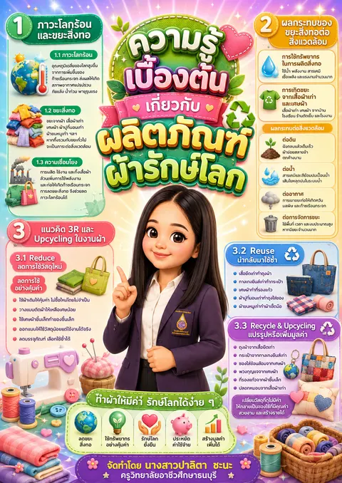 ความรู้เบื้องต้นเกี่ยวกับผลิตภัณฑ์ผ้ารักษ์โลก