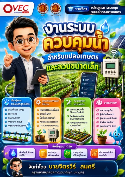 หลักสูตรการควบคุมระบบนำ้ทางการเกษตร