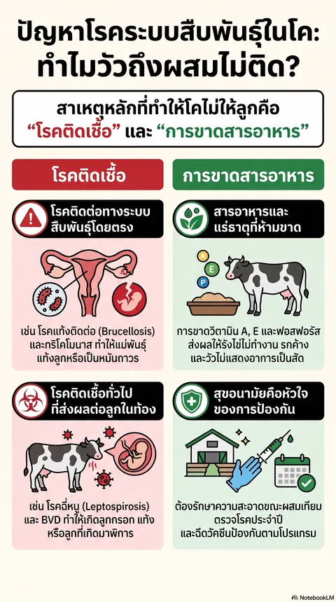 ปัญหาระบบสืบพันธุ์ในแม่โค