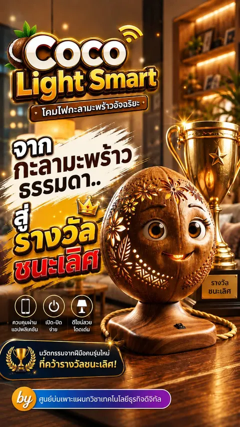 จากกะลามะพร้าวธรรมดา..สู่รางวัลชนะเลิศ