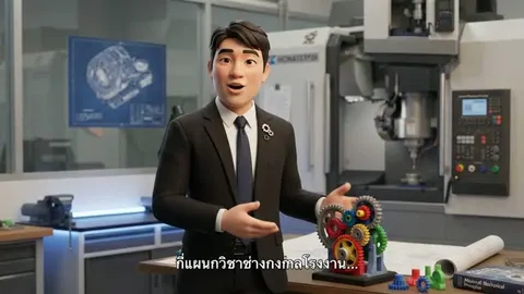 วิดีโอนำเสนอแผนกวิชาช่างกลโรงงาน
