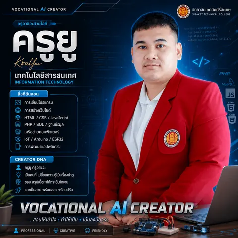 AI CREATOR PROFILE ของครูยู