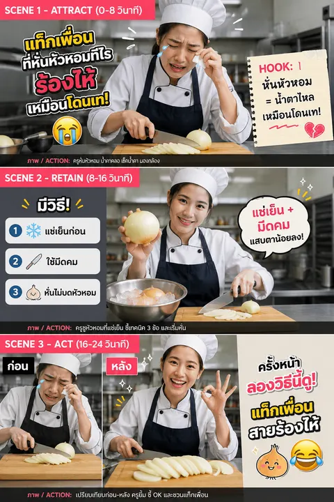 หั่นหัวหอมยังไงไม่ให้เหมือนโดนเท