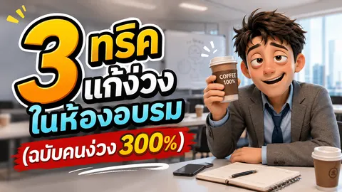 3 ทริค แก้ง่วงในห้องอบรม (ฉบับคนง่วง 300%)