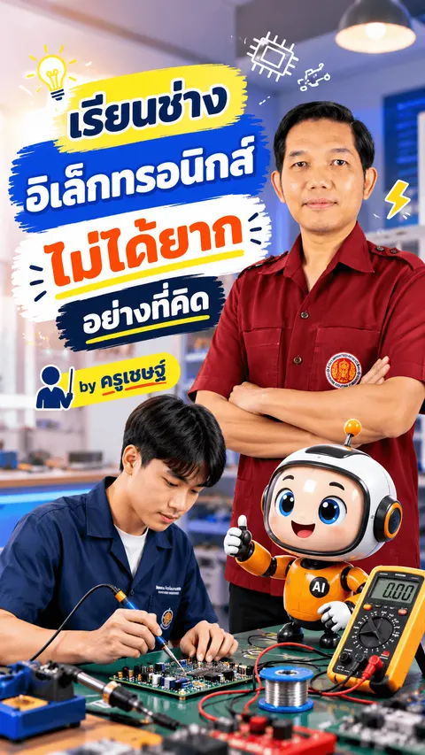 Thumbnail ปกคลิป ครูเชษฐ์