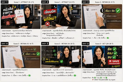 หนังสือราชการ ด่วนที่สุด! ดูจบเขียนเป๊ะใน 1 นาที