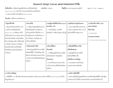 การพัฒนาโมดูลชุดฝึกทักษะวงจรชีวิตผลิตภัณฑ์ (Product Life Cycle) รายวิชาหลักการตลาดของนักศึกษาระดับชั้นปวส. 1 การตลาด โดยใช้การเรียนรู้เชิงรุก (Active Learning)