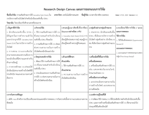 การเสริมทักษะการใช้ Cascading Style Sheets ในรายวิชาการสร้างเว็บไซต์ สำหรับนักเรียนระดับชั้น ปวช.1