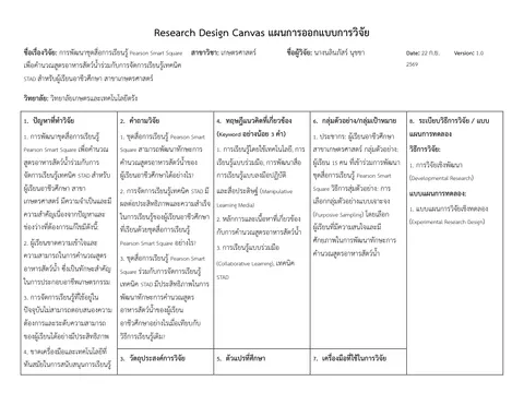 แก้ไขหัวข้องานวิจัย