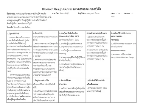 แก้ไขหัวข้องานวิจัย
