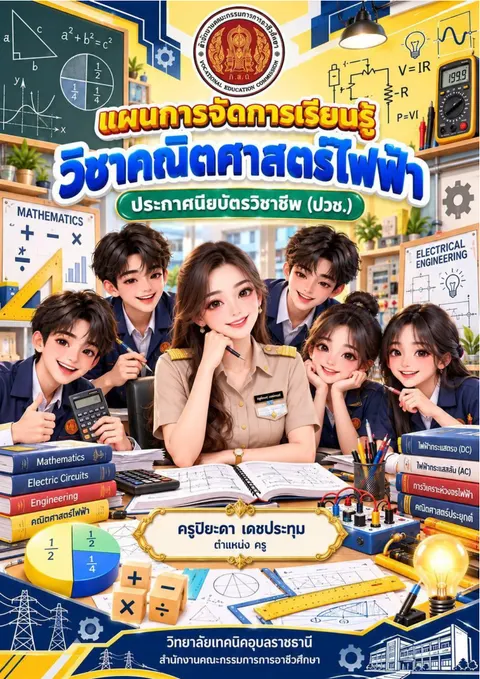 แผนการสอนคณิตศาสตร์ไฟฟ้า