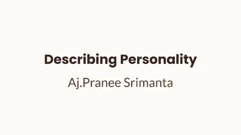 Describing Personality