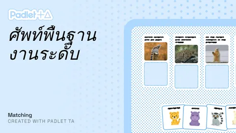 จับคู่ สำรวจ